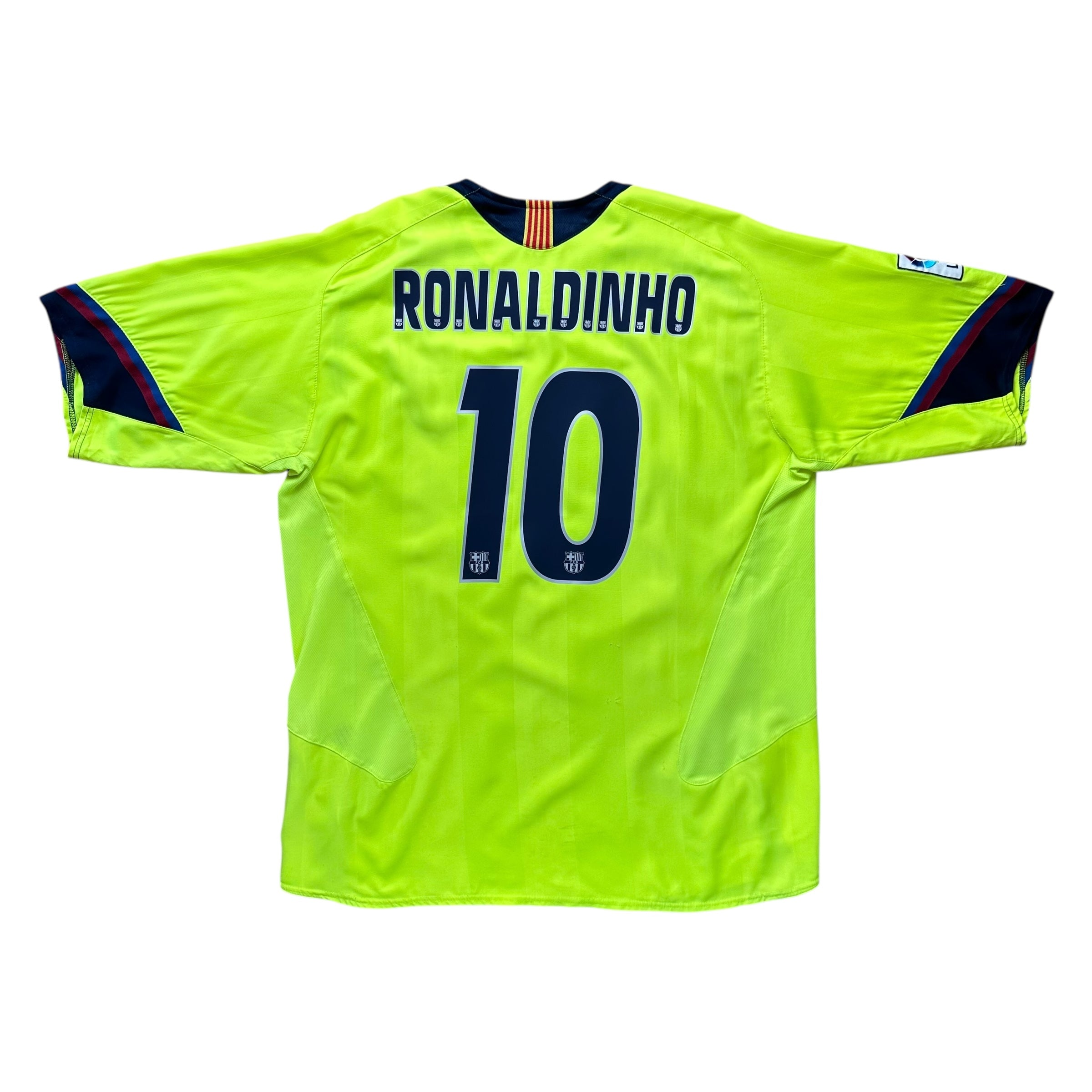 Barcelona 2005-06 Away Shirt (XL) Ronaldinho #10